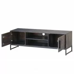 Jack & Alice TV-Lowboard Loga - Akazie massiv / Eisen - Akazie Grau -Kommoden Verkäufe 2023 1000219277 210303 09483200016 DETAILS P000000001000219277