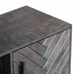 Jack & Alice TV-Lowboard Loga - Akazie massiv / Eisen - Akazie Grau -Kommoden Verkäufe 2023 1000219277 210303 09483300017 DETAILS P000000001000219277