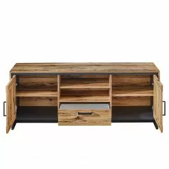 Ridgevalley TV-Lowboard Priay - Lärche Dekor / Graphit - Breite: 155 cm -Kommoden Verkäufe 2023 1000220686 200819 06372000118 DETAILS P000000001000220686