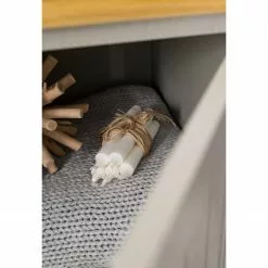 Maison Belfort TV-Lowboard Lavalle - Kiefer teilmassiv - Kiefer / Hellgrau -Kommoden Verkäufe 2023 1000224141 210723 09290000003 DETAILS P000000001000224141