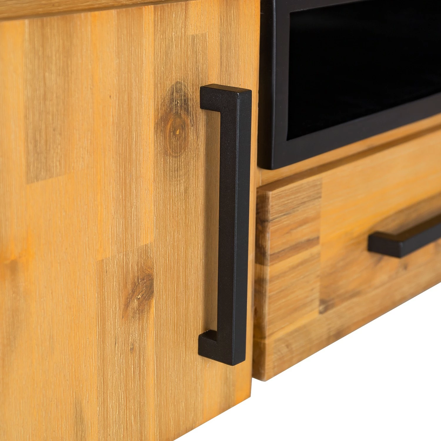 Ars manufacti TV-Lowboard Urban Industry II - Akazie teilmassiv / Metall - Akazie / Schwarz 21 Ars manufacti TV-Lowboard Urban Industry II - Akazie teilmassiv / Metall - Akazie / Schwarz – Bild 19