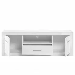 Loftscape TV-Lowboard Bricktown II - Hochglanz Weiß / Matt Weiß -Kommoden Verkäufe 2023 1000224381 200904 12201900017 DETAILS P000000001000224381