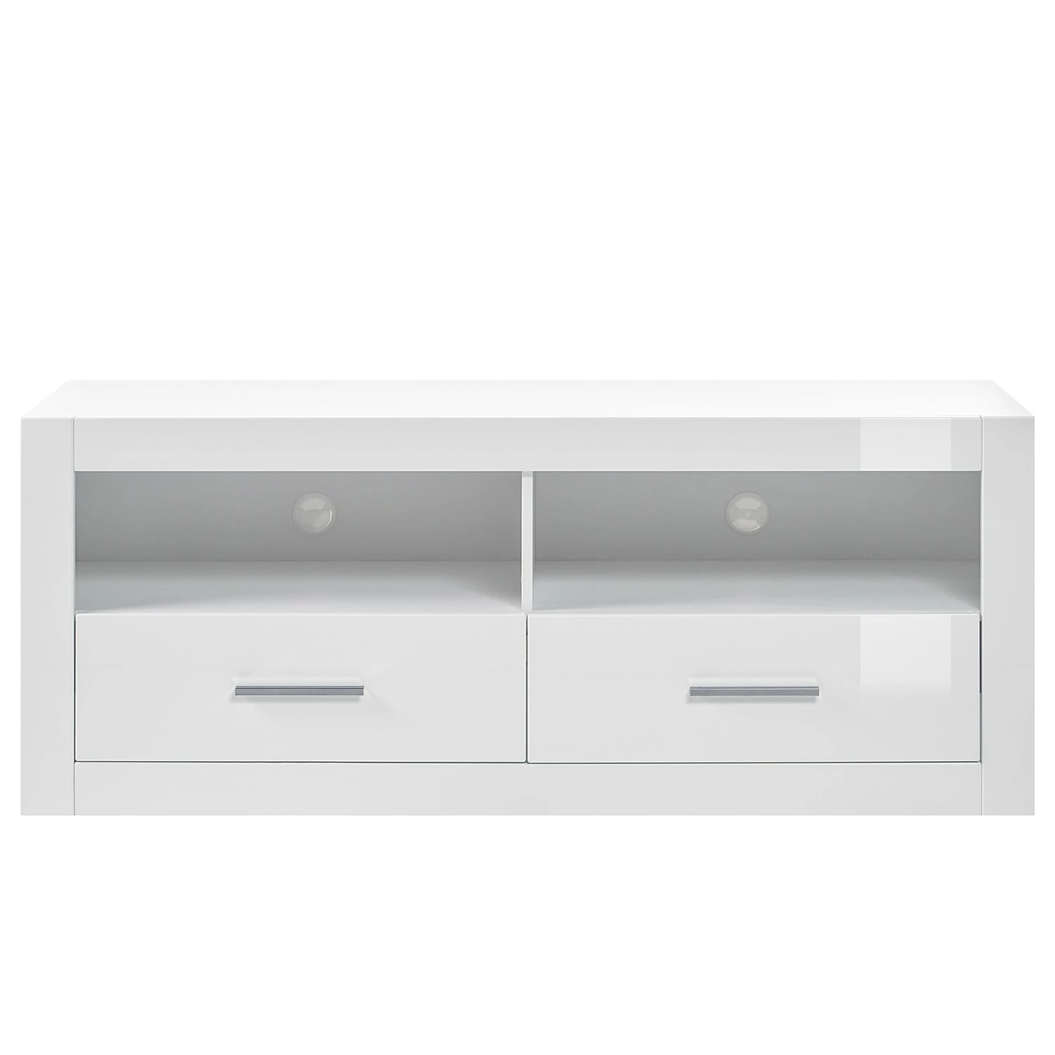 Loftscape TV-Lowboard Bricktown I - Hochglanz Weiß / Matt Weiß 7 Loftscape TV-Lowboard Bricktown I - Hochglanz Weiß / Matt Weiß – Bild 5