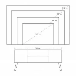 Red Living TV-Lowboard Hickling I - Braun / Gummibaum -Kommoden Verkäufe 2023 1000225810 200914 06115600021 SKETCH DETAILS P000000001000225810 sketch