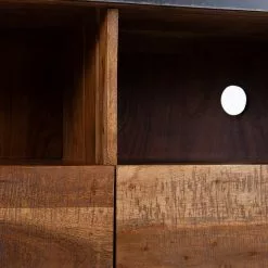 Ars manufacti TV-Lowboard Mackz I - Akazie massiv - Akazie Dunkel / Antik Schwarz -Kommoden Verkäufe 2023 1000226069 220126 15550100048 DETAILS P000000001000226069