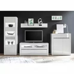 Loftscape TV-Lowboard Cape Ann I - Hochglanz Weiß / Matt Weiß -Kommoden Verkäufe 2023 1000226250 200923 15530300043 MOOD DETAILS P000000001000226250 mood