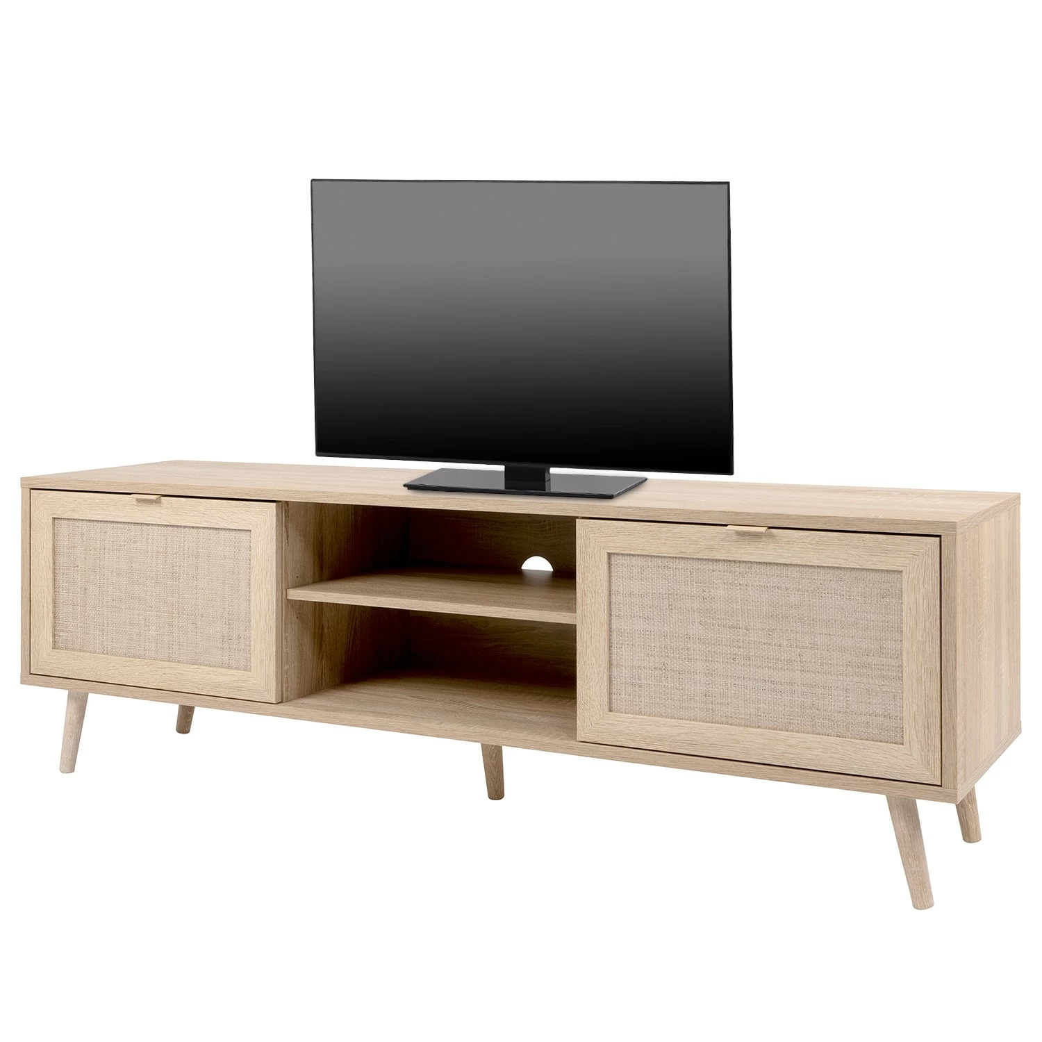 Naturoo TV-Lowboard Bouzy - Eiche Sonoma Dekor 3 Naturoo TV-Lowboard Bouzy - Eiche Sonoma Dekor