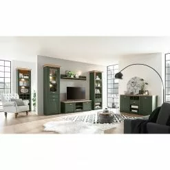 Norrwood TV-Lowboard Cardet - Moosgrün / Eiche Wotan Dekor -Kommoden Verkäufe 2023 1000227555 201016 13025300004 MOOD DETAILS P000000001000227555 mood