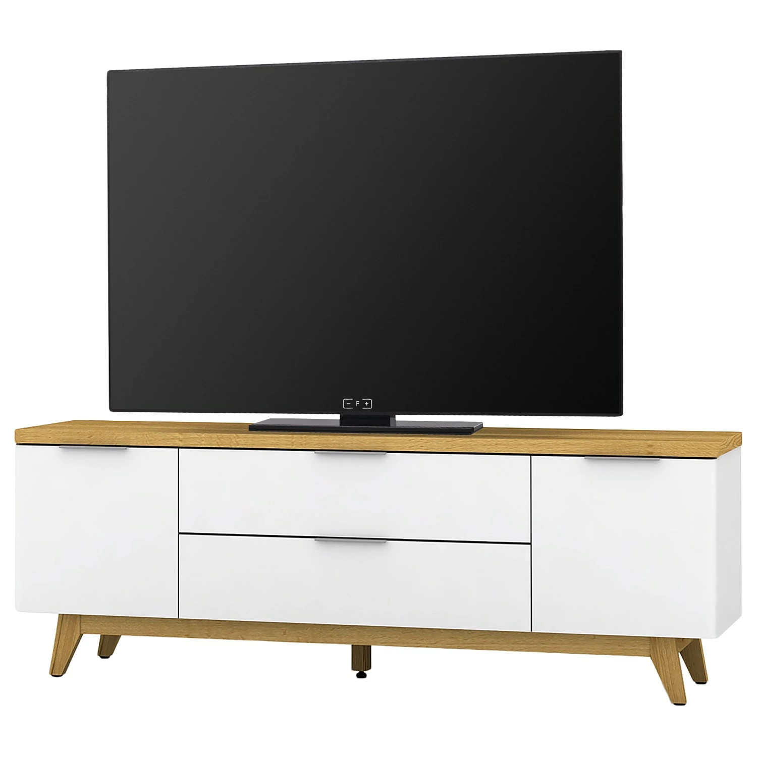 Jahnke TV-Lowboard Libre - Kerneiche Dekor / Matt Weiß 3 Jahnke TV-Lowboard Libre - Kerneiche Dekor / Matt Weiß
