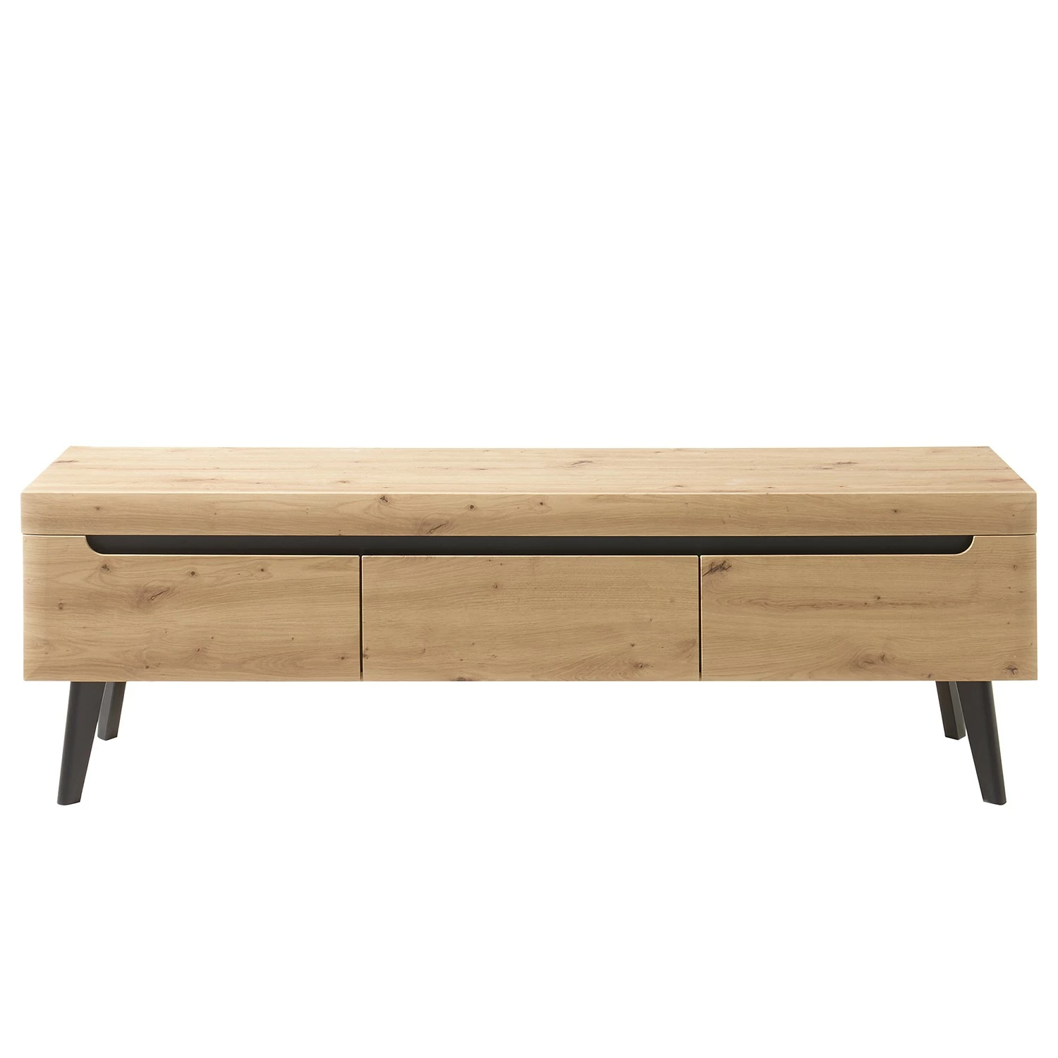 Loftscape TV-Lowboard Tornac - Eiche Artisan Dekor / Schwarz - Breite: 160 cm 6 Loftscape TV-Lowboard Tornac - Eiche Artisan Dekor / Schwarz - Breite: 160 cm – Bild 4