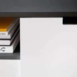 Loftscape TV-Lowboard Nevez - Weiß / Grau -Kommoden Verkäufe 2023 1000230755 201113 13081700031 DETAILS P000000001000230755