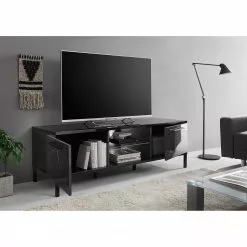 LC Spa TV-Lowboard Mango - Marmor Schwarz Dekor -Kommoden Verkäufe 2023 1000235364 201208 10445100021 MOOD DETAILS P000000001000235364 mood