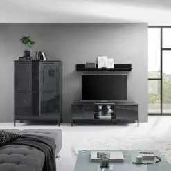 LC Spa TV-Lowboard Mango - Marmor Schwarz Dekor -Kommoden Verkäufe 2023 1000235364 201208 10445300022 MOOD DETAILS P000000001000235364 mood