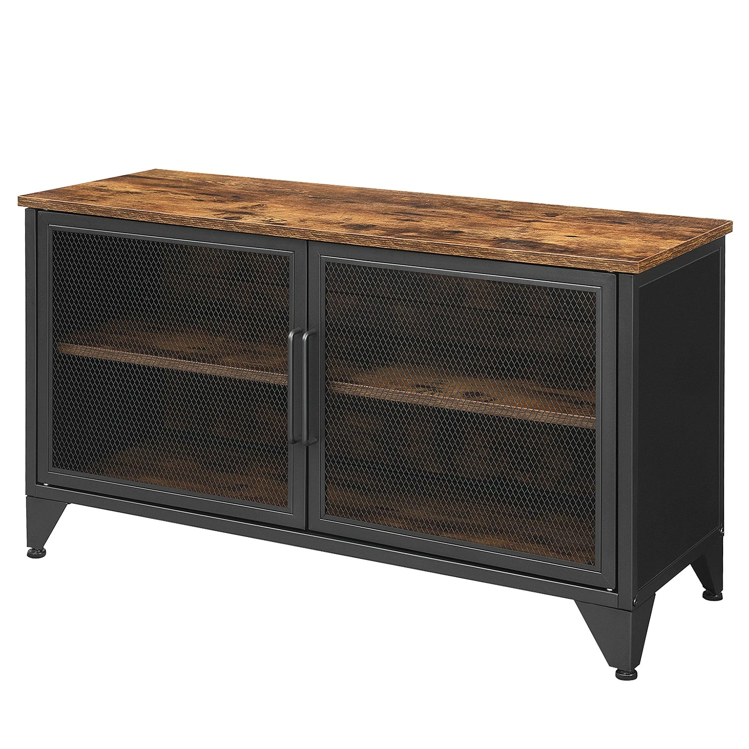 Red Living TV-Lowboard Thenon - Schwarz / Braun 6 Red Living TV-Lowboard Thenon - Schwarz / Braun – Bild 4