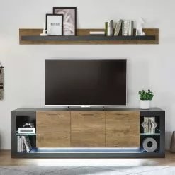 Red Living Lowboard Talence III - Kastanie Dekor / Grau -Kommoden Verkäufe 2023 1000236849 201218 06042100042 MOOD DETAILS P000000001000236849 mood