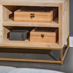 Naturoo TV-Lowboard Rumilly - Rattangeflecht / Mango massiv -Kommoden Verkäufe 2023 1000239524 210908 16520400005 DETAILS P000000001000239524