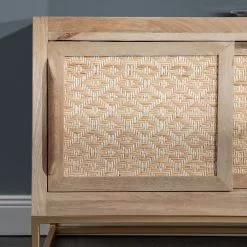 Naturoo TV-Lowboard Rumilly - Rattangeflecht / Mango massiv -Kommoden Verkäufe 2023 1000239524 210908 16520400008 DETAILS P000000001000239524