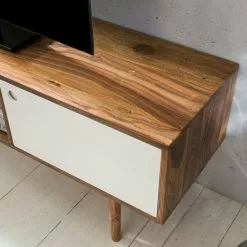 Naturoo TV-Lowboard Messas - Sheesham massiv - Sheesham / Weiß -Kommoden Verkäufe 2023 1000244867 210202 14543600118 DETAILS P000000001000244867