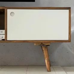 Naturoo TV-Lowboard Messas - Sheesham massiv - Sheesham / Weiß -Kommoden Verkäufe 2023 1000244867 210202 14543900119 DETAILS P000000001000244867