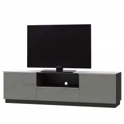 Loftscape TV-Lowboard Habas - Glas - Grau