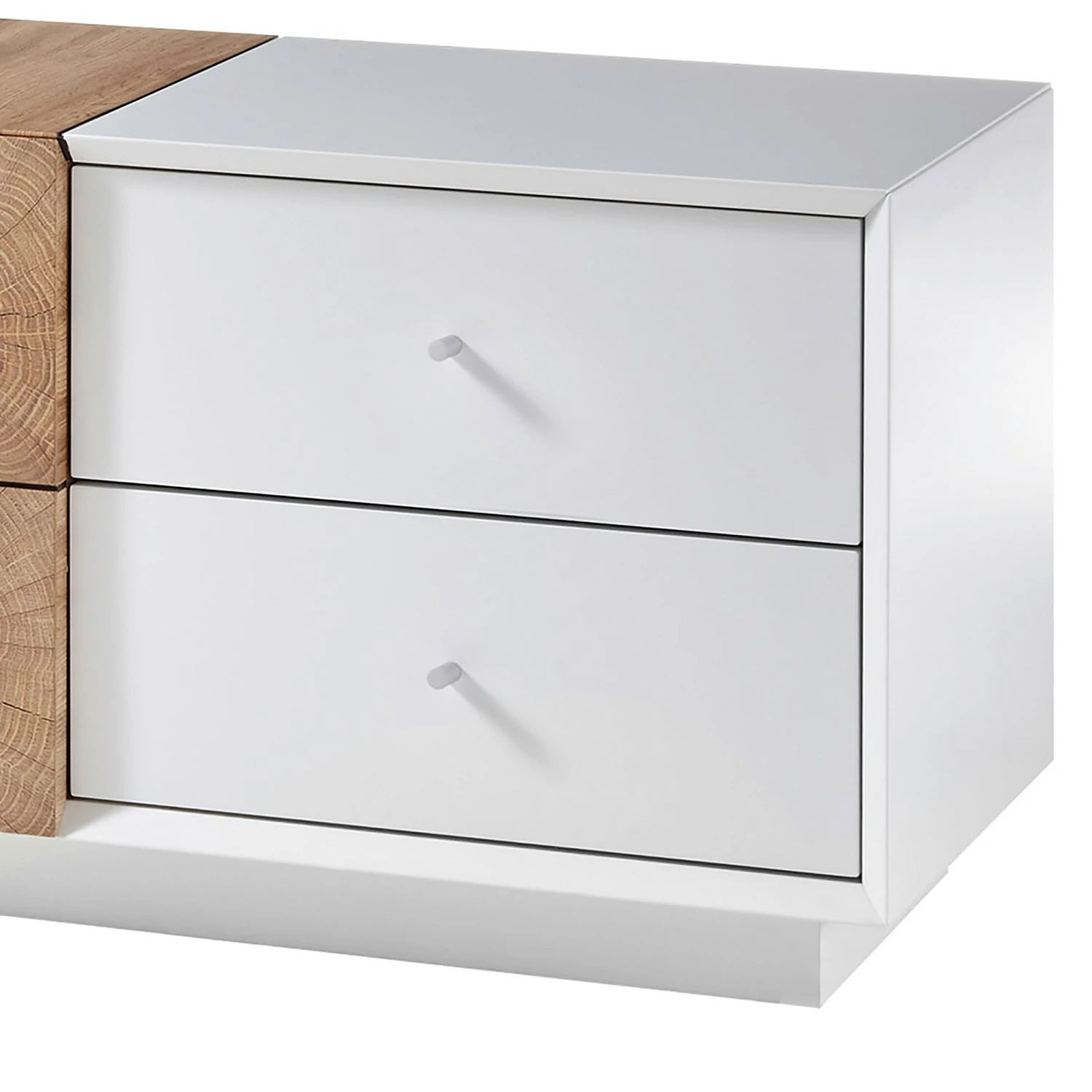 Loftscape TV-Lowboard Crecora - Weiß / Eiche Dekor 10 Loftscape TV-Lowboard Crecora - Weiß / Eiche Dekor – Bild 8