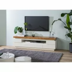 Fredriks TV-Lowboard Namona II - Inkl. Beleuchtung - Eiche Dekor / Weiß -Kommoden Verkäufe 2023 1000255072 220729 020 MOOD DETAILS P000000001000255072 mood