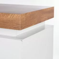 Fredriks TV-Lowboard Namona II - Inkl. Beleuchtung - Eiche Dekor / Weiß -Kommoden Verkäufe 2023 1000255072 220729 060 DETAILS P000000001000255072