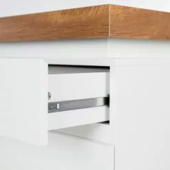 Fredriks TV-Lowboard Namona II - Inkl. Beleuchtung - Eiche Dekor / Weiß -Kommoden Verkäufe 2023 1000255072 220729 065 DETAILS P000000001000255072