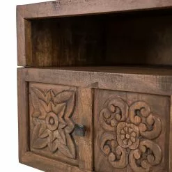 Wolf-Möbel TV-Lowboard Carving - Akazie massiv -Kommoden Verkäufe 2023 1000256998 220520 037 DETAILS P000000001000256998