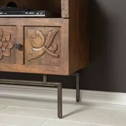 Wolf-Möbel TV-Lowboard Carving - Akazie massiv -Kommoden Verkäufe 2023 1000256998 220615 023 MOOD DETAILS P000000001000256998 mood