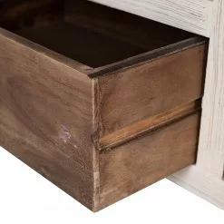 Wolf-Möbel TV-Lowboard Maison - Akazie massiv - Akazie Stone / Antik Weiß -Kommoden Verkäufe 2023 1000257236 220406 055 DETAILS P000000001000257236