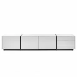 Loftscape TV-Lowboard Muuga II - Weiß / Grau - Breite: 250 cm -Kommoden Verkäufe 2023 1000261767 210422 07562700058 DETAILS P000000001000261767