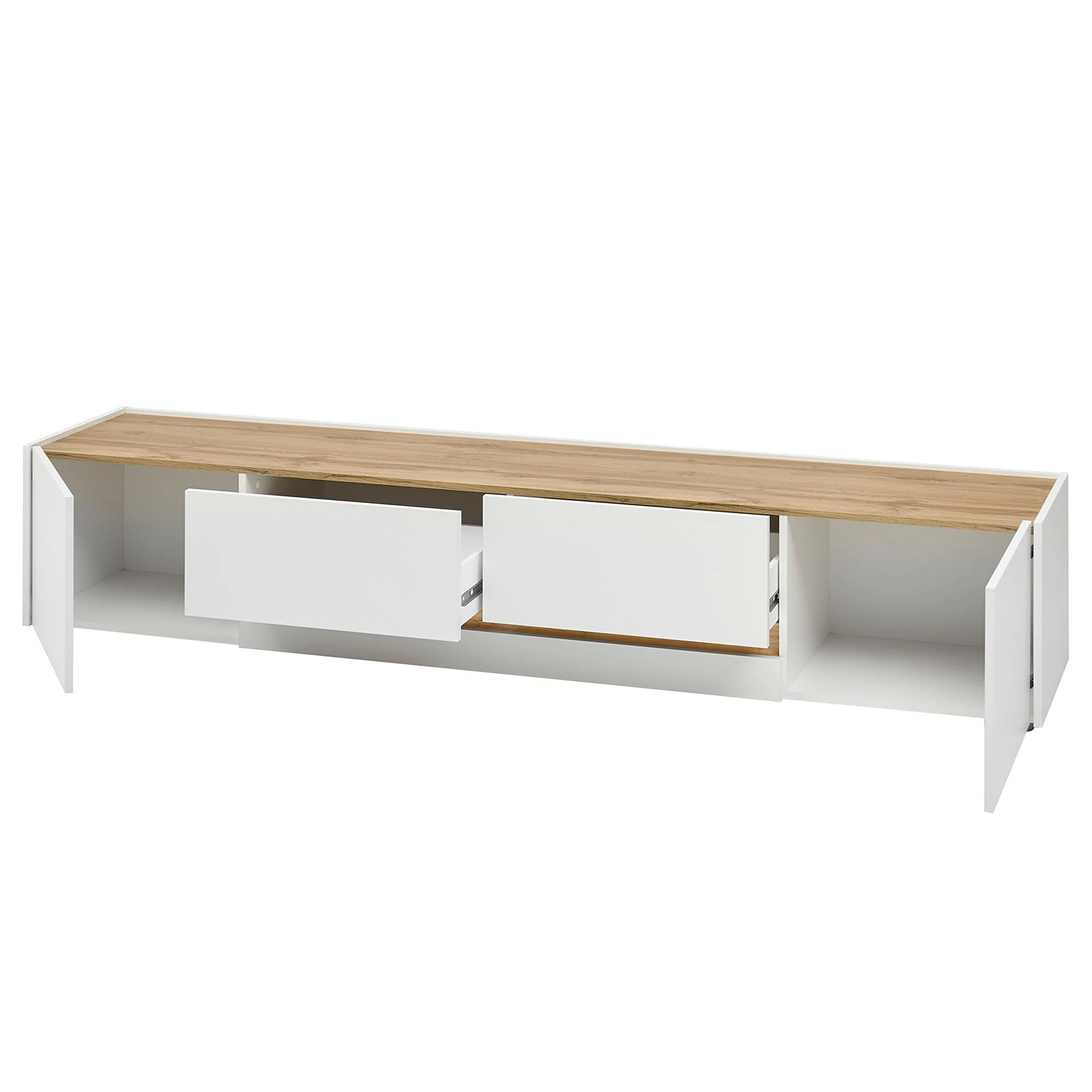 Norrwood TV-Lowboard Olon II - Weiß 8 Norrwood TV-Lowboard Olon II - Weiß – Bild 6