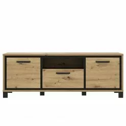 Red Living TV-Lowboard Egan - Eiche Artisan Dekor / Eiche Schwarz Dekor -Kommoden Verkäufe 2023 1000270217 210609 06154000056 DETAILS P000000001000270217