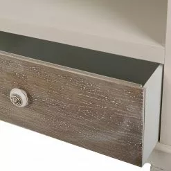 Ridgevalley TV-Lowboard Pua - Eukalyptus massiv - Cremeweiß / Braun -Kommoden Verkäufe 2023 1000270686 210602 06133100120 DETAILS P000000001000270686