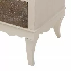 Ridgevalley TV-Lowboard Pua - Eukalyptus massiv - Cremeweiß / Braun -Kommoden Verkäufe 2023 1000270686 210602 06133100121 DETAILS P000000001000270686