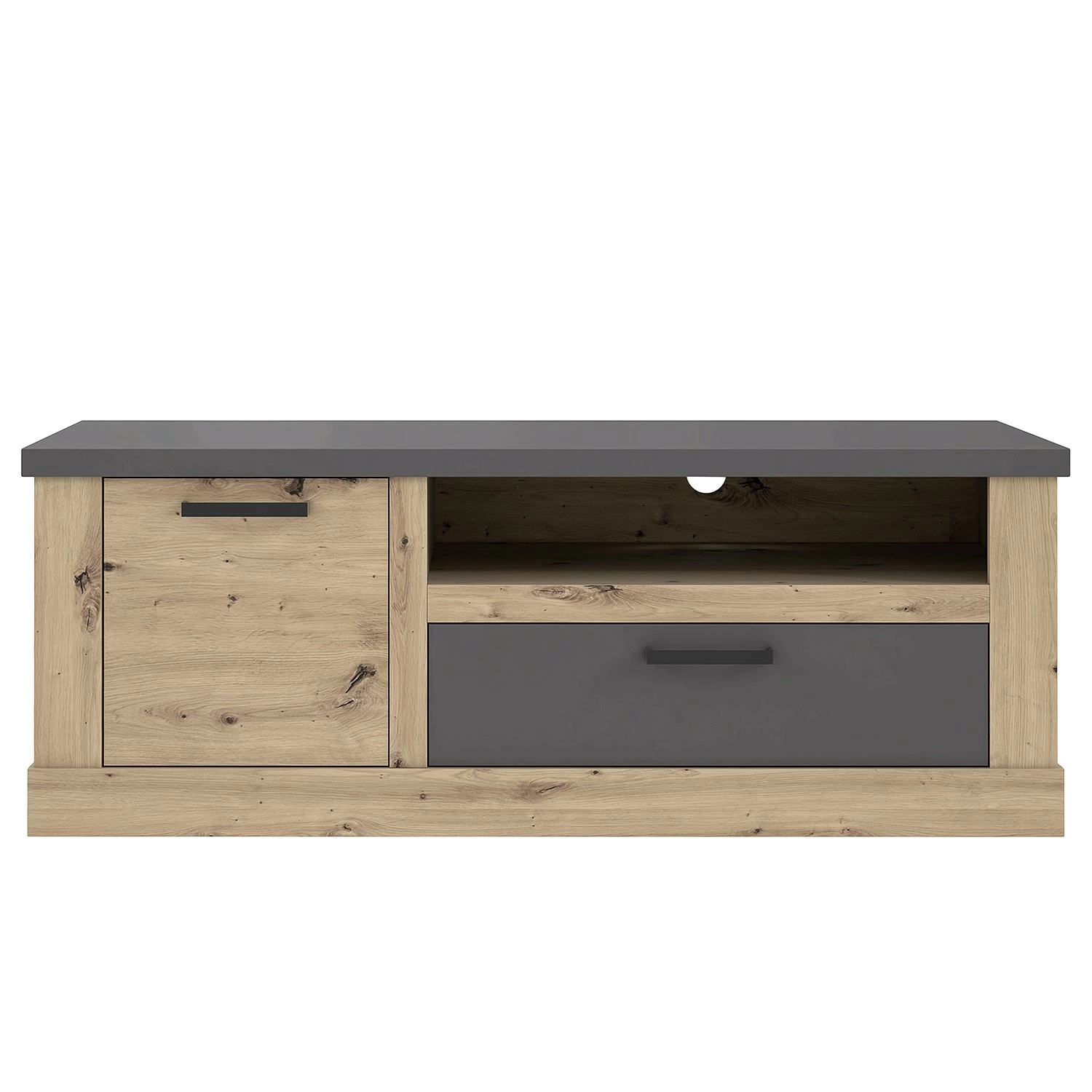 Ridgevalley TV-Lowboard Moro - Eiche Artisan Dekor / Grau 5 Ridgevalley TV-Lowboard Moro - Eiche Artisan Dekor / Grau – Bild 3