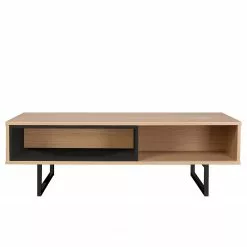 Loftscape TV-Lowboard Borsh - Echtholzfurnier - Eiche / Schwarz -Kommoden Verkäufe 2023 1000273407 210611 15403100005 DETAILS P000000001000273407