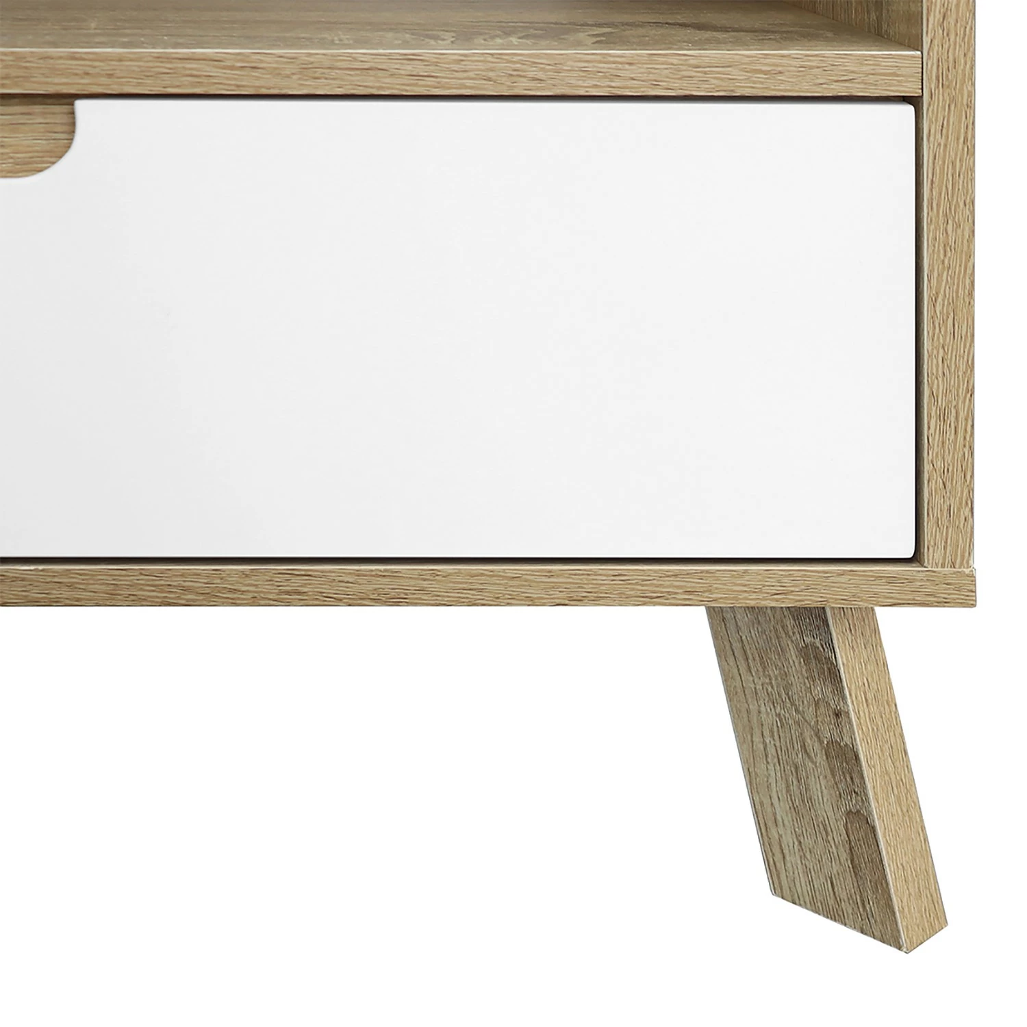 Norrwood TV-Lowboard Ibo - Weiß / Eiche Artisan Dekor 8 Norrwood TV-Lowboard Ibo - Weiß / Eiche Artisan Dekor – Bild 6