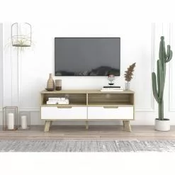 Norrwood TV-Lowboard Ibo - Weiß / Eiche Artisan Dekor 17 Norrwood TV-Lowboard Ibo - Weiß / Eiche Artisan Dekor -Kommoden Verkäufe 2023 1000273489 210615 13505800072 MOOD DETAILS P000000001000273489 mood