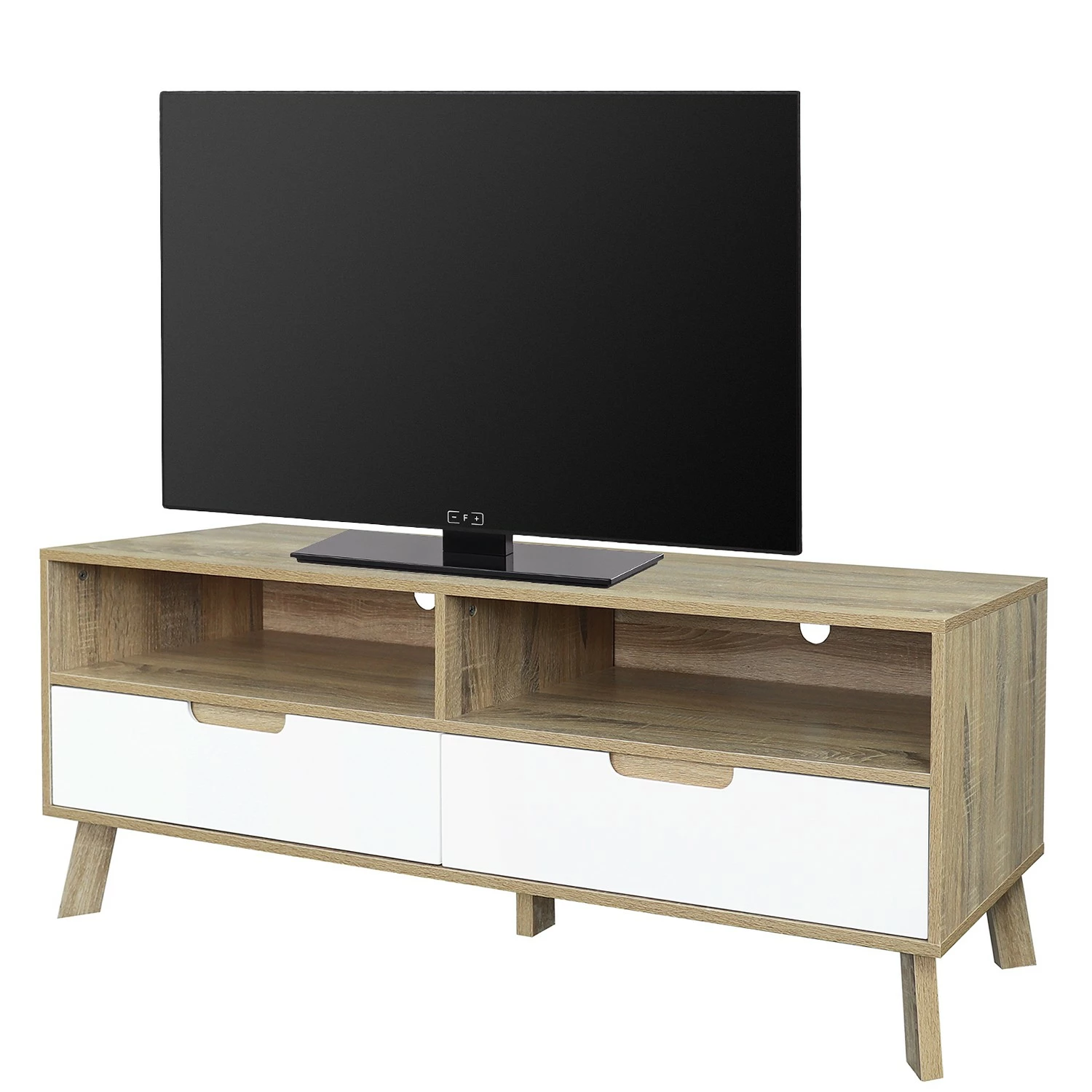 Norrwood TV-Lowboard Ibo - Weiß / Eiche Artisan Dekor 3 Norrwood TV-Lowboard Ibo - Weiß / Eiche Artisan Dekor