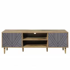 Loftscape TV-Lowboard Jaype - Grau / Wotaneiche Dekor -Kommoden Verkäufe 2023 1000273502 210615 13505700042 DETAILS P000000001000273502