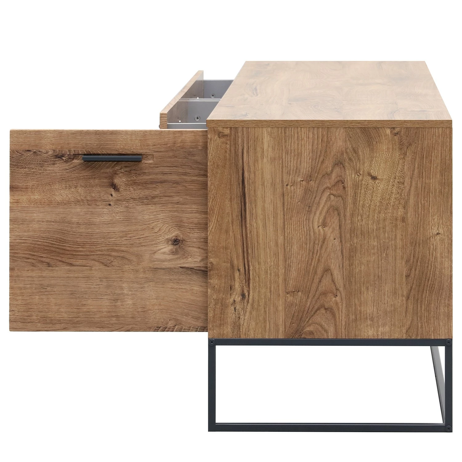 Red Living TV-Lowboard Meevoo II - Eiche Rustikal Dekor / Graphit 8 Red Living TV-Lowboard Meevoo II - Eiche Rustikal Dekor / Graphit – Bild 6