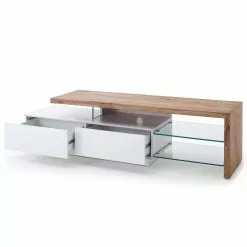 Fredriks TV-Lowboard Molios I - Eiche teilmassiv - Weiß / Eiche -Kommoden Verkäufe 2023 1000275851 210623 08364400003 DETAILS P000000001000275851