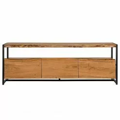 Ars manufacti TV-Lowboard Kaawo - Akazie massiv / Metall - Akazie / Schwarz -Kommoden Verkäufe 2023 1000276815 220707 040 DETAILS P000000001000276815