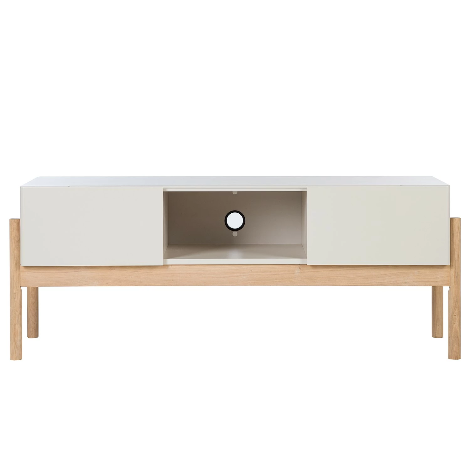 Studio Copenhagen TV-Lowboard Cooby I - Muschelweiß / Eiche Hell 6 Studio Copenhagen TV-Lowboard Cooby I - Muschelweiß / Eiche Hell – Bild 4