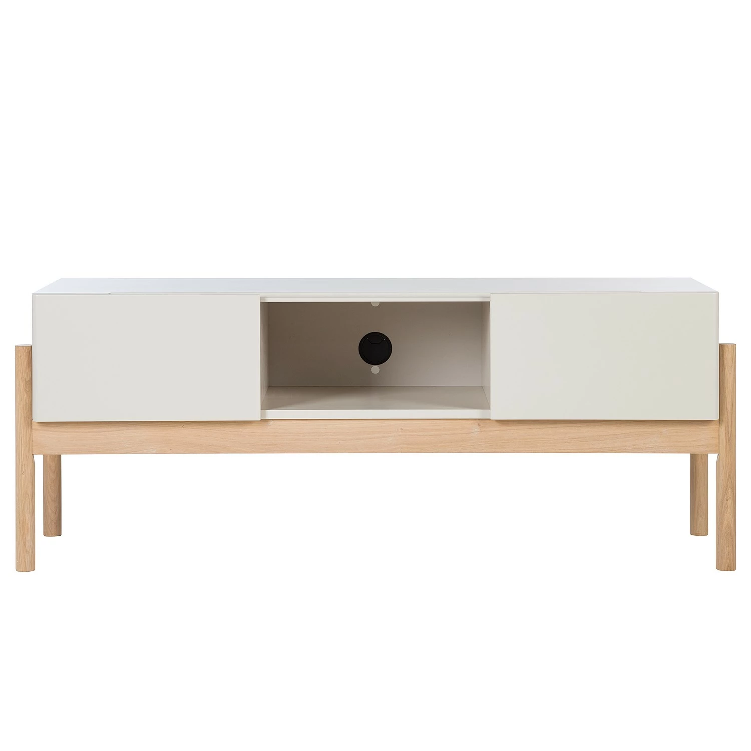 Studio Copenhagen TV-Lowboard Cooby I - Muschelweiß / Eiche Hell 7 Studio Copenhagen TV-Lowboard Cooby I - Muschelweiß / Eiche Hell – Bild 5