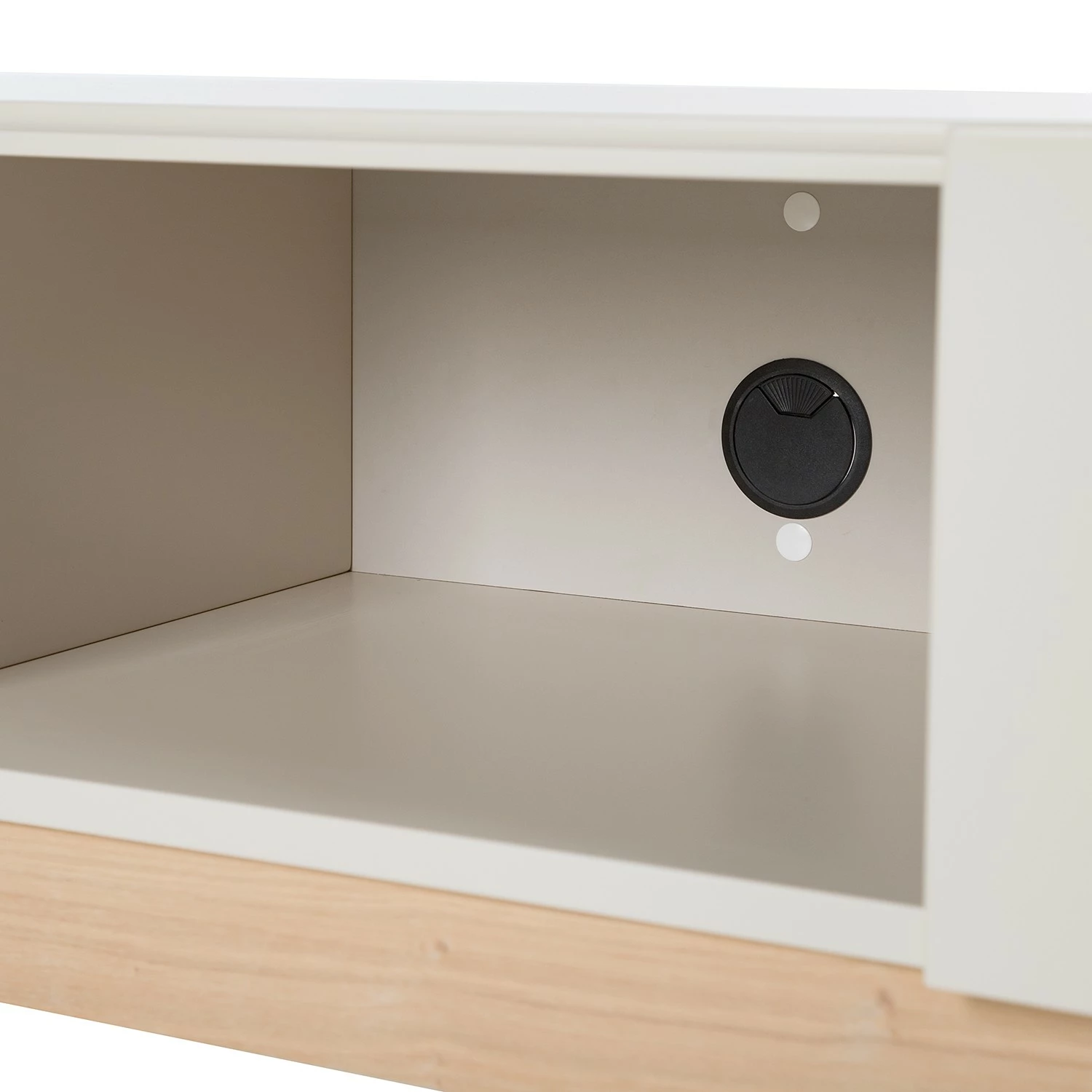 Studio Copenhagen TV-Lowboard Cooby I - Muschelweiß / Eiche Hell 12 Studio Copenhagen TV-Lowboard Cooby I - Muschelweiß / Eiche Hell – Bild 10