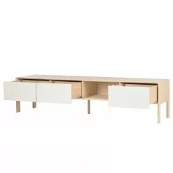 Studio Copenhagen TV-Lowboard Maayka II - Eiche teilmassiv - Mushroom Creme / Eiche Hell -Kommoden Verkäufe 2023 1000277385 220729 035 DETAILS P000000001000277385