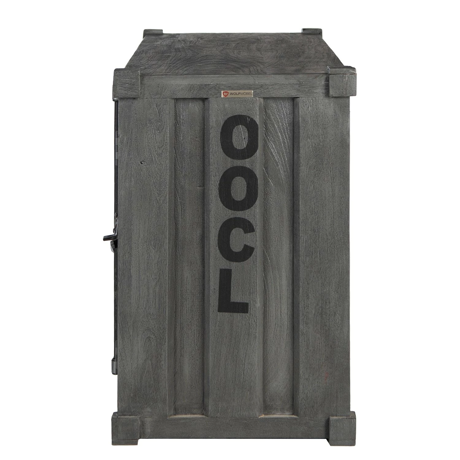 Wolf-Möbel TV-Lowboard Container I - Akazie massiv - Akazie Grau 8 Wolf-Möbel TV-Lowboard Container I - Akazie massiv - Akazie Grau – Bild 6